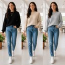 (KIT COM 3) Blusinha Suéter em Tricot | PROMOÇÃO OUTONO/INVERNO