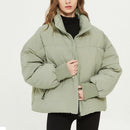 Jaqueta Puffer GoldLess™ com Gola Alta e Caimento Soltinho / A Mais Quentinha e Estilosa para você Arrasar no Inverno!