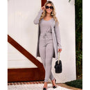 (KIT COM 2) Conjunto Lúcia Lanzinha 3 Peças | Blusa + Calça + Cardigan [PROMOÇÃO OUTONO INVERNO]