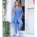 (KIT COM 2) Conjunto Lúcia Lanzinha 3 Peças | Blusa + Calça + Cardigan [PROMOÇÃO OUTONO INVERNO]