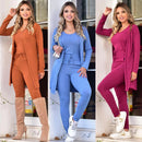 (KIT COM 2) Conjunto Lúcia Lanzinha 3 Peças | Blusa + Calça + Cardigan [PROMOÇÃO OUTONO INVERNO]