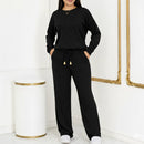 Conjunto Feminino Longo em Tricot (Blusa + Calça) | PROMOÇÃO OUTONO/INVERNO